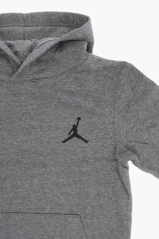 AIR JORDAN Brushed Cotton-Blend Fleece Hoodie with Embroidered Logo