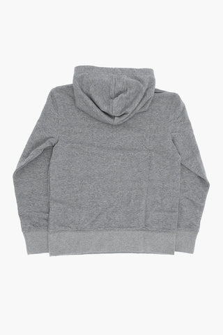 AIR JORDAN Brushed Cotton-Blend Fleece Hoodie with Embroidered Logo