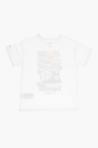 ALL STAR CHUCK TAYLOR Crewneck T-Shirt with Floral Pattern