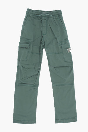 ALL STAR 스트레치 코튼 카고 팬츠 허리 밴딩