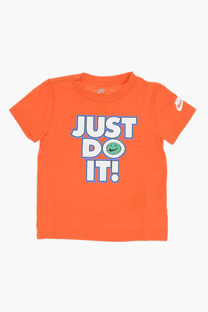 Rundhals-T-Shirt mit Frontprint