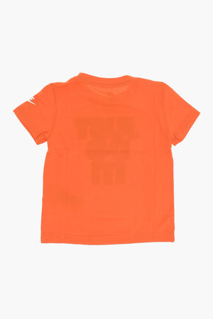Rundhals-T-Shirt mit Frontprint