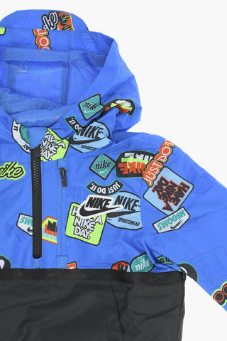 Bedruckter Karo-Ripstop-Anorak