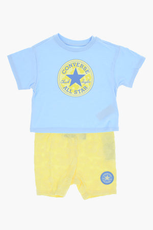 ALL STAR CHUCK TAYLOR T-Shirt and Shorts Set with Contrast Logo