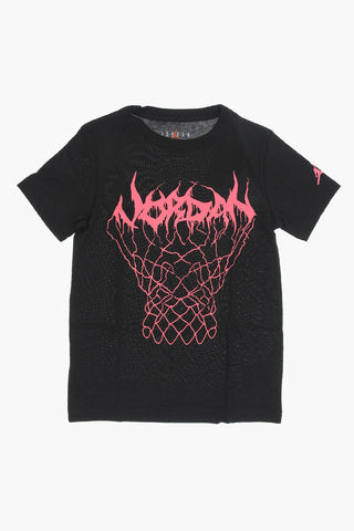 AIR JORDAN Crewneck T-Shirt with Maxi Print