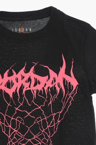 AIR JORDAN Crewneck T-Shirt with Maxi Print