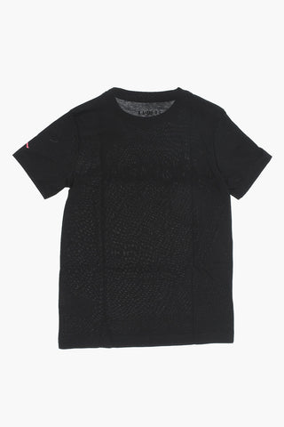 AIR JORDAN Crewneck T-Shirt with Maxi Print