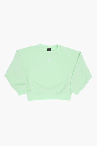 AIR JORDAN Cotton-Blend Fleece Crewneck Sweatshirt