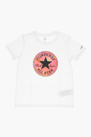 ALL STAR CHUCK TAYLOR Rundhals-T-Shirt mit Frontprint