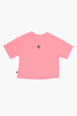 ALL STAR CHUCK TAYLOR Solid Crewneck T-Shirt with Contrast Logo