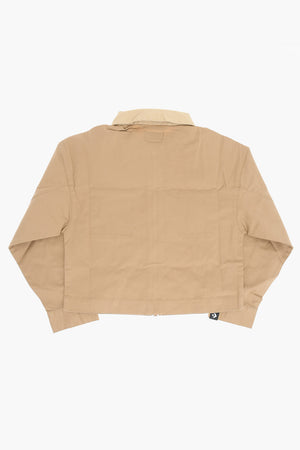 Color Block Overshirt with Double Pocket