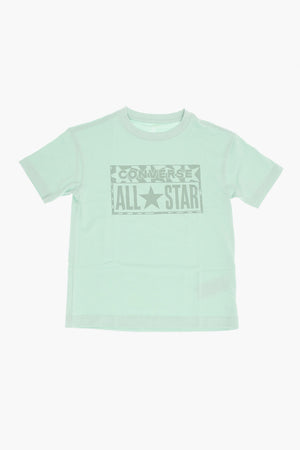 ALL STAR Crew Neck Loose-Fit T-Shirt with Printed Logo