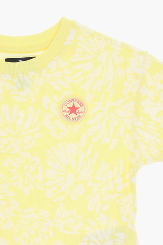 ALL STAR CHUCK TAYLOR T-shirt Girocollo in Jacquard Florale 