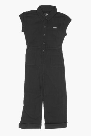Cotton Utility Jumpsuit with Patch Pockets