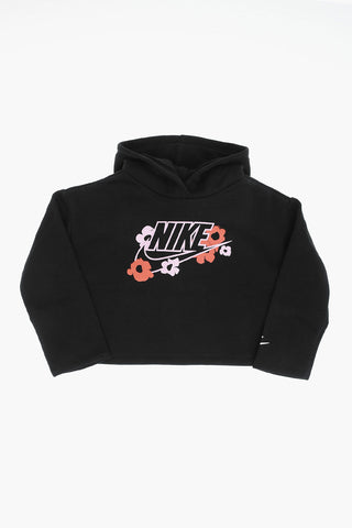 Brushed Cotton-Blend Hoodie With Printed Logo