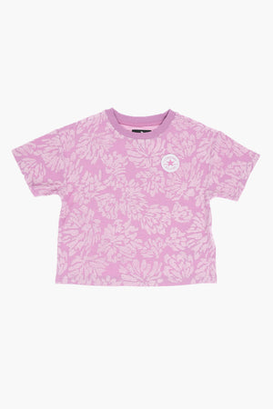ALL STAR CHUCK TAYLOR T-shirt Girocollo in Jacquard Floreale