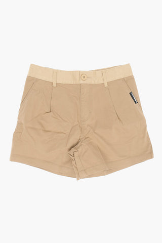 Shorts a 1 Pince in Cotone Stretch