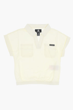 Blouse DOLMAN with V-Neck and Double Pocket