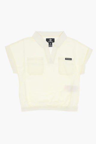 Blusa DOLMAN con scollo a V e Doppio Taschino