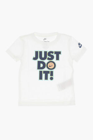 Rundhals-T-Shirt mit Frontprint