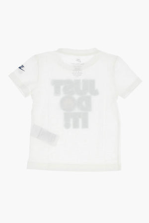 Rundhals-T-Shirt mit Frontprint