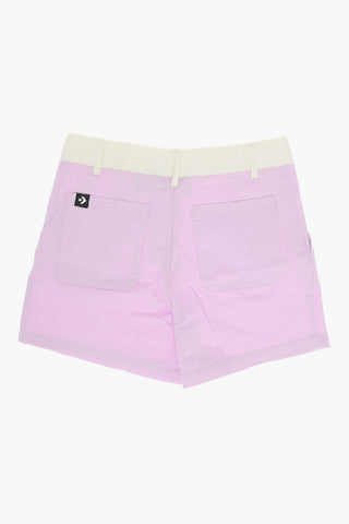스트레치 코튼 원턱 쇼츠