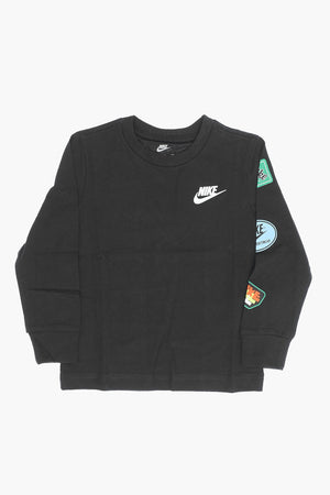 Crewneck T-Shirt RETRO STICKER Long-Sleeve