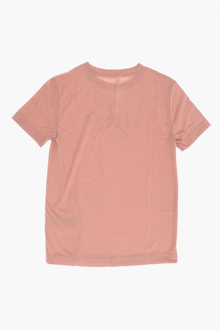 AIR JORDAN Crewneck T-Shirt with Printed Logo