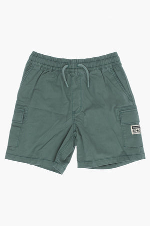 ALL STAR Stretch Cotton Cargo Shorts with Elastic Waist