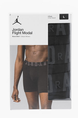 Set mit 3 Paaren einfarbiger Boxershorts
