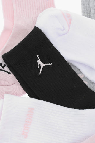 AIR JORDAN 6켤레 세트 골지 양말