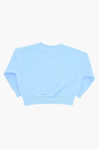 Set aus Rundhals-Sweatshirt und Jogginghose aus Baumwollmischfleece