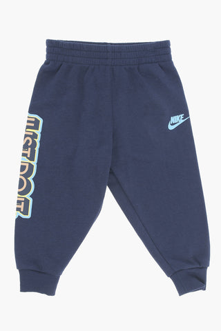 Set aus Rundhals-Sweatshirt und Jogginghose aus Baumwollmischfleece