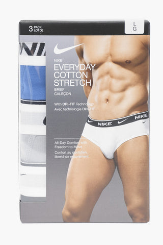 Logoed at Waist Band 3 Pairs of Briefs Set