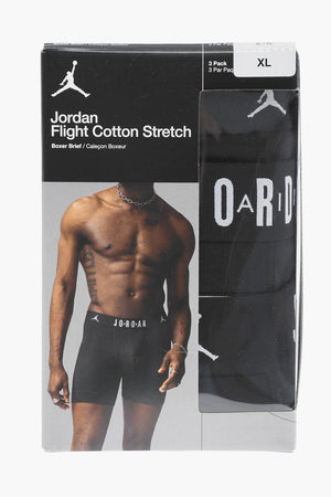 AIR JORDAN 코튼 스트레치 복서 3켤레 세트 로고 밴드