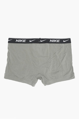 Set 3 Boxer in Cotone Stretch con Banda Elastica Logata