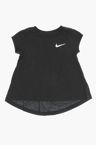 Set mit asymmetrischem T‑Shirt und bedruckten Leggings