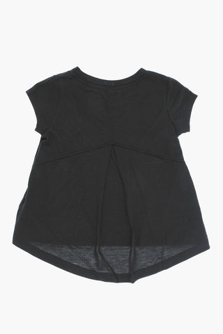 Asymmetric T-Shirt And Printed Leggings Set