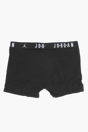 AIR JORDAN Set 3 Paia di Boxer in Cotone Stretch con Banda Elastica Logata