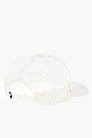 Solid-Color Baseball Cap with Mesh Lining and Cherry Print