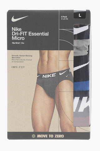 Logoed at Waist Band 3 Pairs of Briefs Set