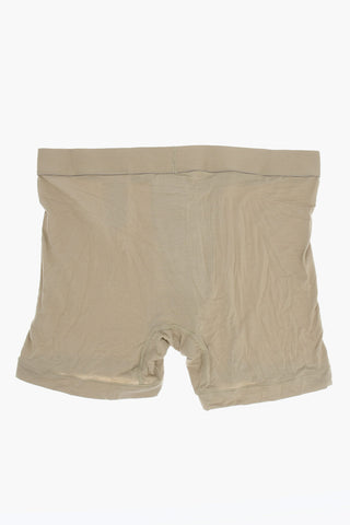 Set mit 3 Paaren einfarbiger Boxershorts