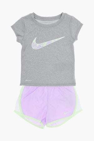 Set T-shirt e Shorts con Effetto tie Dye