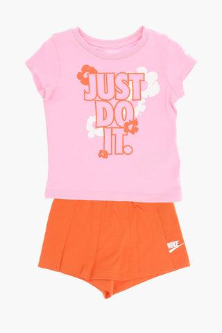 Set mit bedrucktem T-Shirt und Culotte