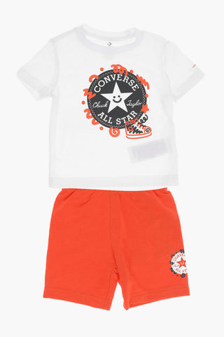 ALL STAR CHUCK TAYLOR T-Shirt and Shorts Set with Maxi Printed Logo