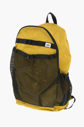 Zaino in Nylon a Quadri Rip Stop Con Dettagli Mesh