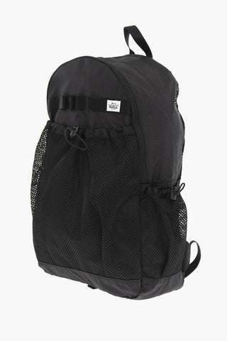 Zaino in Nylon a Quadri Rip Stop Con Dettagli Mesh