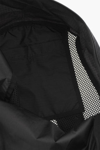 Rip Stop Check Nylon Backpack with Mesh Details