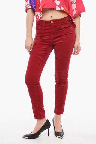 Corduroy SANDRA Pants with High Waist