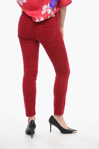 Corduroy SANDRA Pants with High Waist